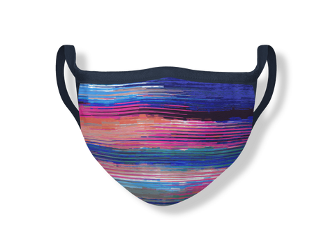Masque ECO abstract stripes multi