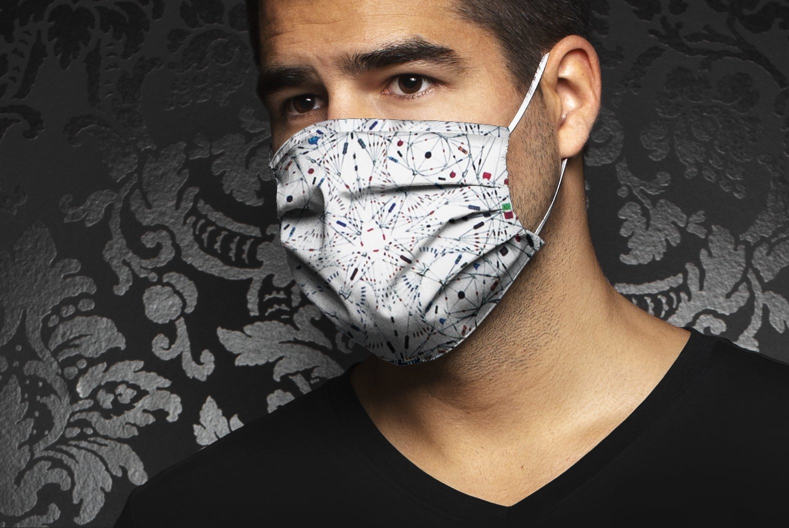 Masque AN75-BOZEMAN, white - AU NOIR