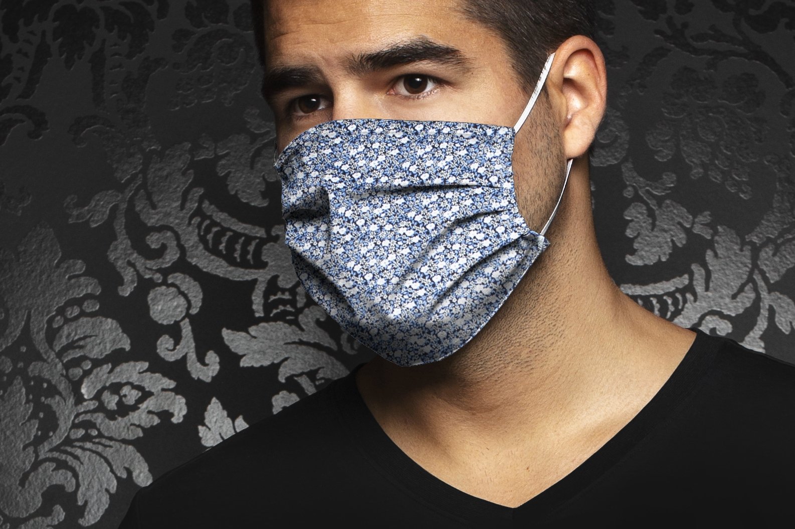 Masque AN75-FIORE, blue - AU NOIR