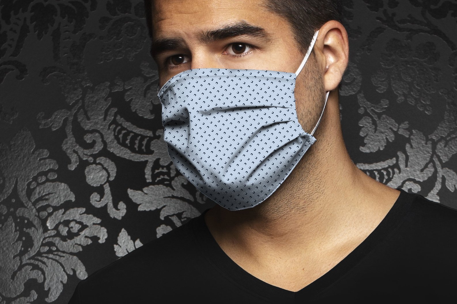 Masque AN75-MARINO, light blue - AU NOIR