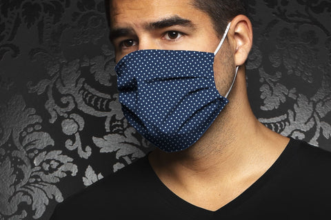 Masque AN75-MARINO, navy - AU NOIR