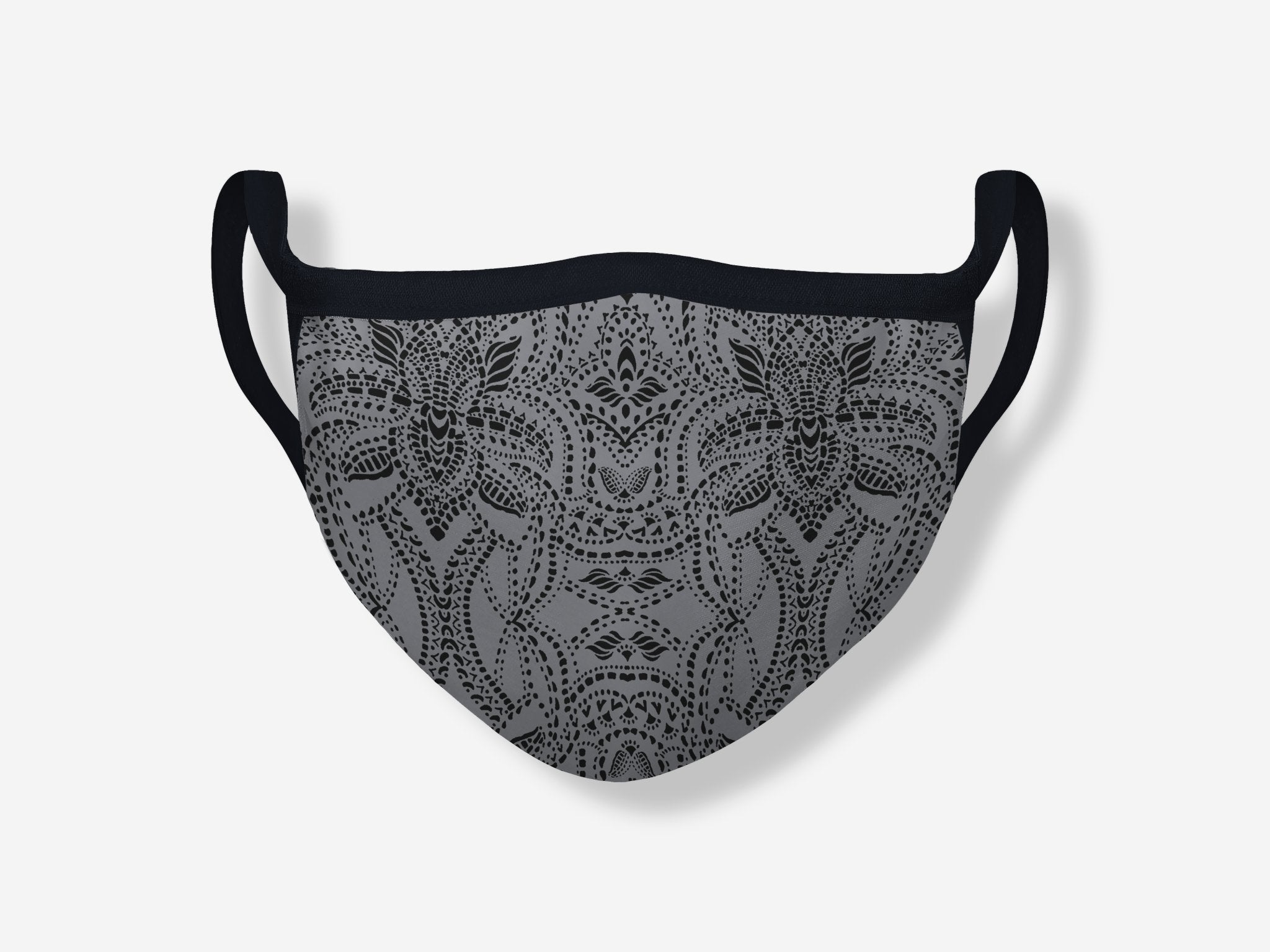 Masque ECO damas grey blk - AU NOIR