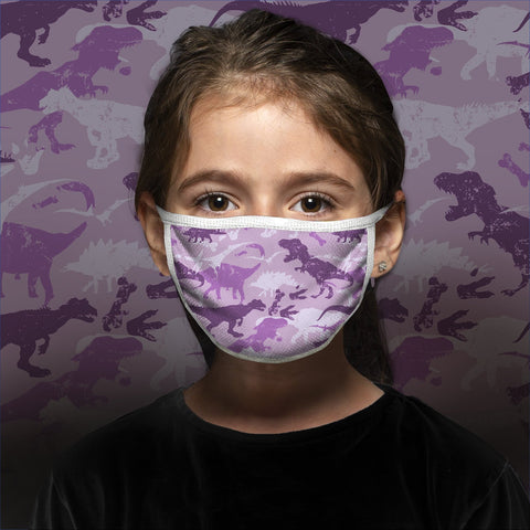 Masque ECO dino camo pink - AU NOIR