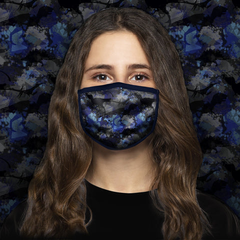 Masque ECO dino print midnight - AU NOIR