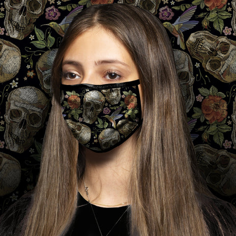 Masque ECO embro skull multi - AU NOIR