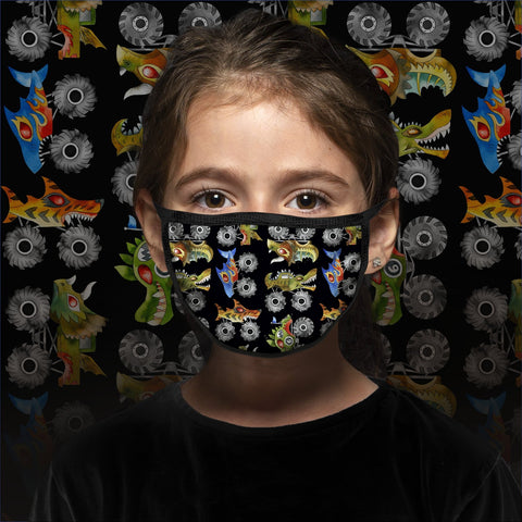 Masque ECO monster trucks multi - AU NOIR