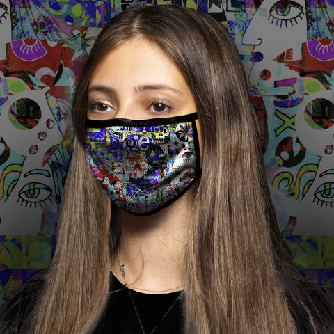 Masque ECO picasso multi - AU NOIR