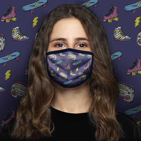 Masque ECO retro boogie - AU NOIR