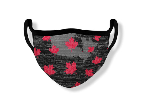 Masque LE CANADIEN, noir - AUNOIR