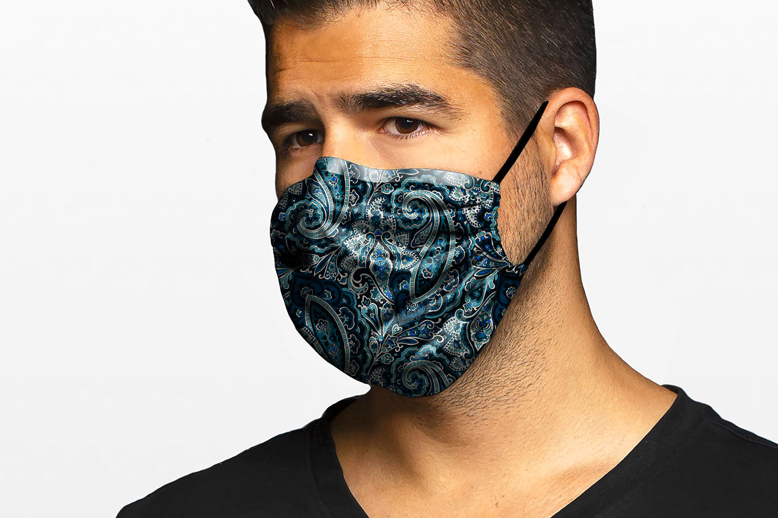 Masque ANHBRD mix paisley navy